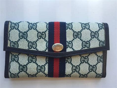 blue and red gucci wallet|checkered gucci wallet.